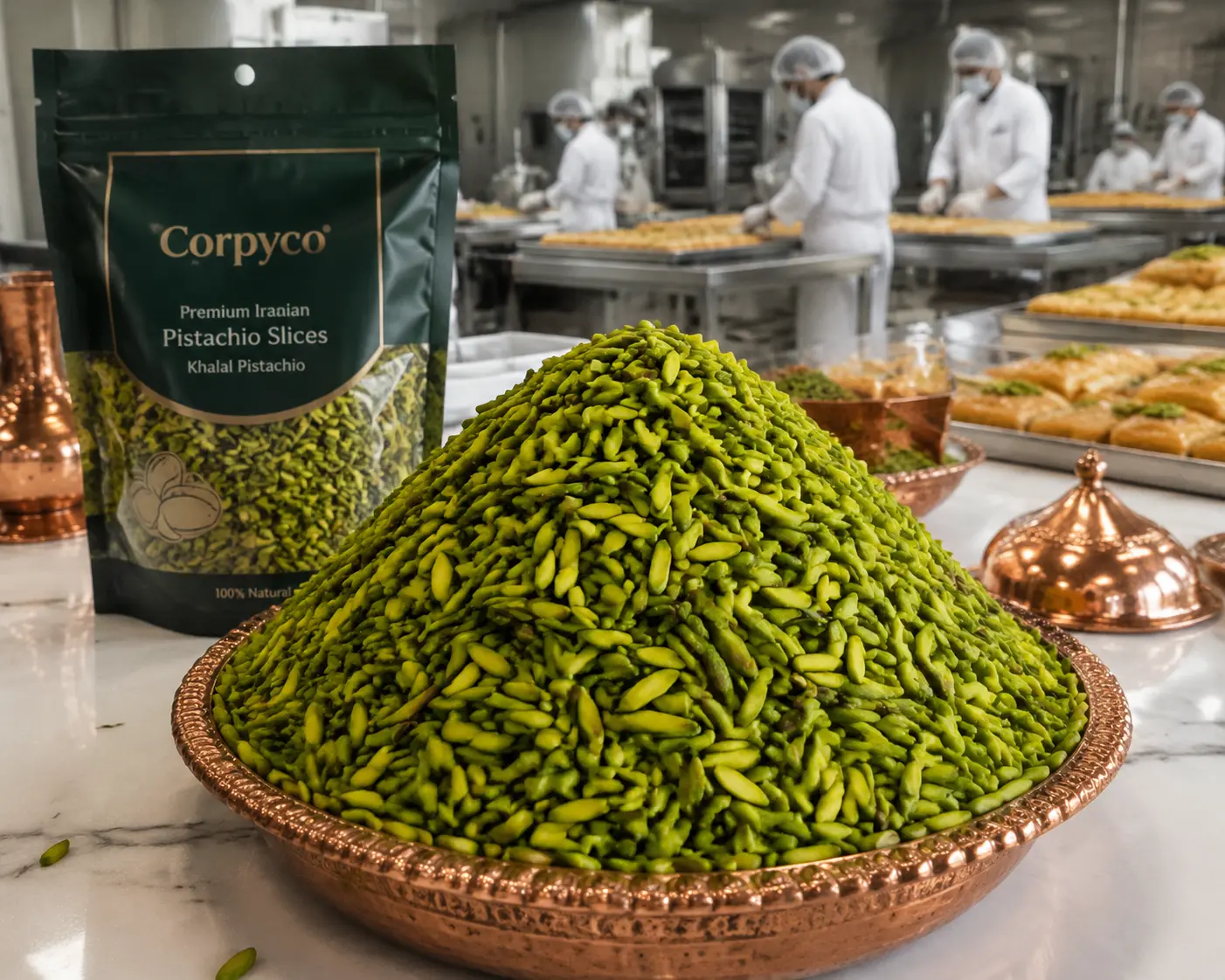 خرید عمده خلال پسته درجه یک برای قنادی و بستنی سازی