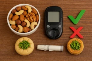 خشکبار و کنترل دیابت: بایدها و نبایدها