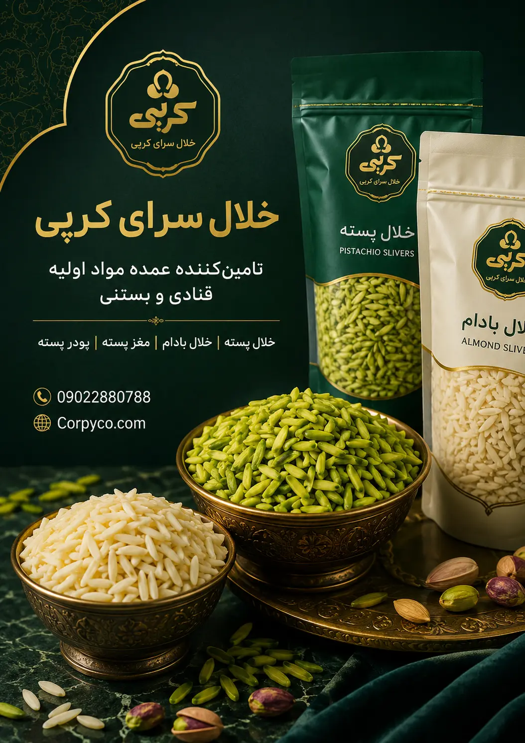 کاتالوگ محصولات خلال سرای کرپی